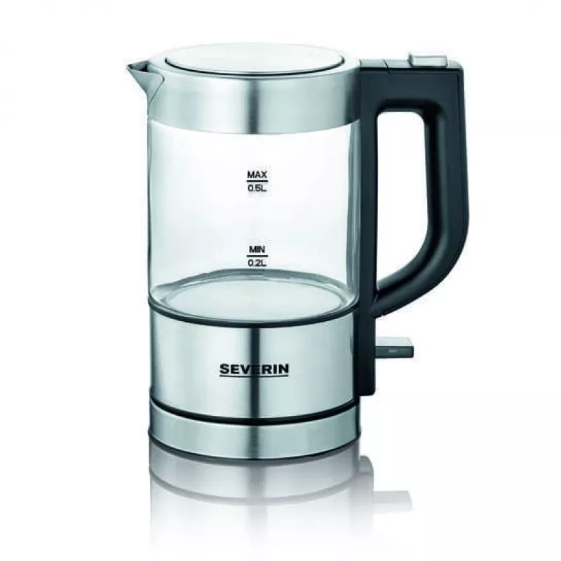 Severin WK 3472 Hervidor de agua 0,5 L Plata 1100 W (WK3472)