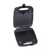 Ravanson OP-7050 Sandwichera 3 en 1, 1200 W, Negro/Plata