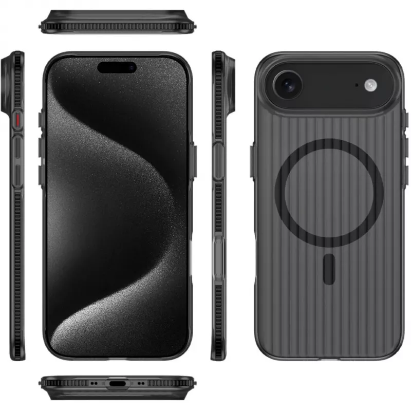 4smarts 541640 Design Case Aero funda para iPhone Air (iPhone 17 Air), negra