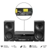 Sistema de audio AKAI AM-301 BK Music Center – equipo de audio compacto para el hogar
