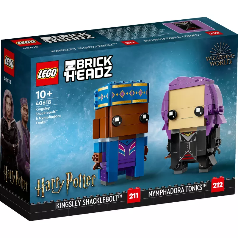 Lego Brickheadz Harry Potter 40618 Kingsley Shacklebolt y Nymphadora Tonks