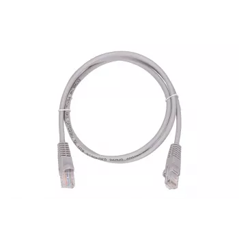 Cable de parcheo LAN Extralink Cat5e UTP 1 m, RJ-45 a RJ-45, gris
