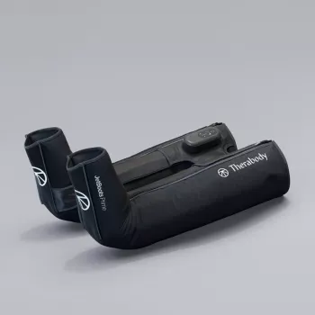 Botas de recuperación neumáticas Therabody RecoveryAir JetBoots Prime S — sistema de compresión secuencial, batería, 180 min de autonomía, negro, 2,51 kg