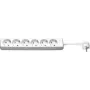 Goobay 38840 Regleta de enchufes 6 tomas blanca con conector macho Schuko (38840)