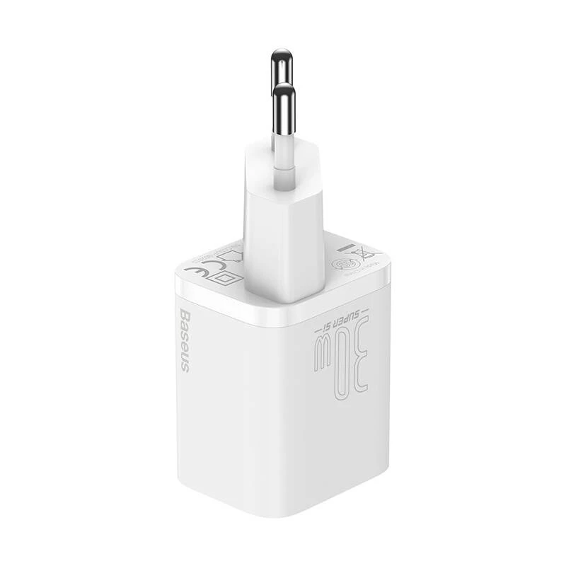 Baseus CCSUP-J02 cargador universal para dispositivos móviles blanco AC carga rápida