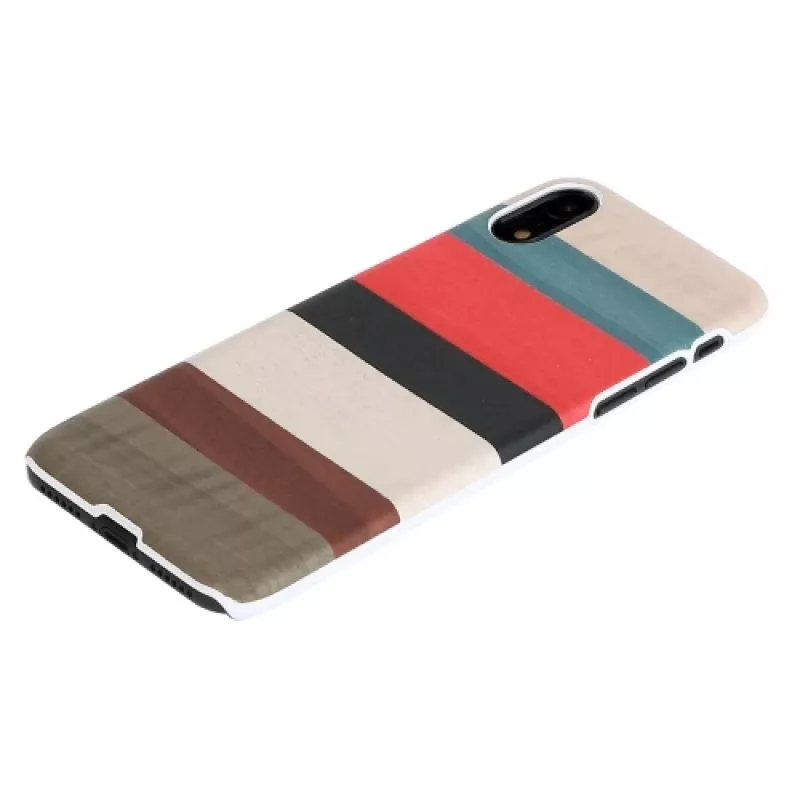 Funda para smartphone man and wood para iPhone XR — funda protectora blanco coral