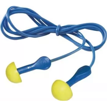 Tapones de protección auditiva 3M Ear Express EX01001 con cordón, 1 par