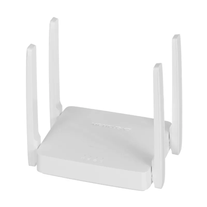 Router de sobremesa MERCUSYS AC10 Dualband 2,4/5 GHz Wi‑Fi 5, 4 antenas externas, 1x Fast Ethernet (WAN/LAN)