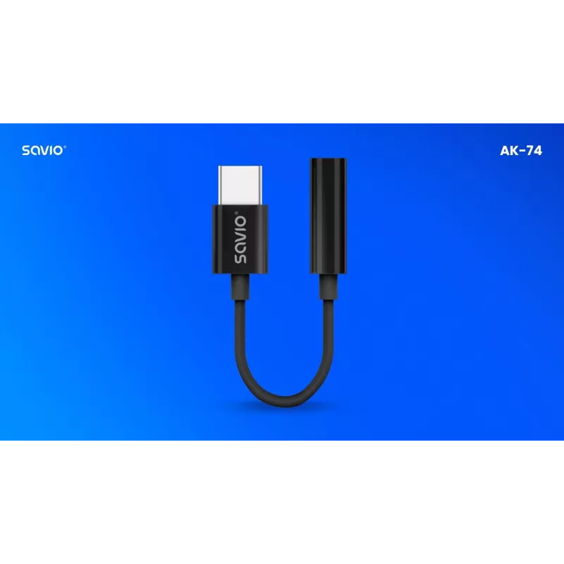Adaptador de audio USB-C Jack 3,5mm AK-74