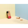 Funda protectora para móvil Man and Wood para iPhone 12 mini – espiga azalea negro