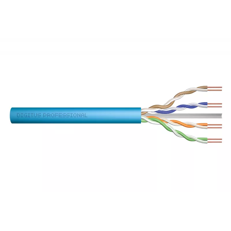 Cable de red Digitus Cat.6A U/UTP 500m Azul