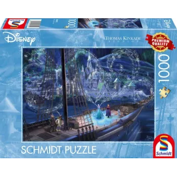 Thomas Kinkade Studios: Disney - Frozen Love and Magic, puzzle 1000 piezas