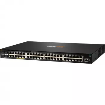 HPE - Serie Aruba - Switch - 2930F 48G PoE+ 4SFP - L3 - Gestionado - 48 x 10/100/1000 (PoE+) + 4 x Gigabit SFP (Uplink) montaje en rack PoE+ (740 W)