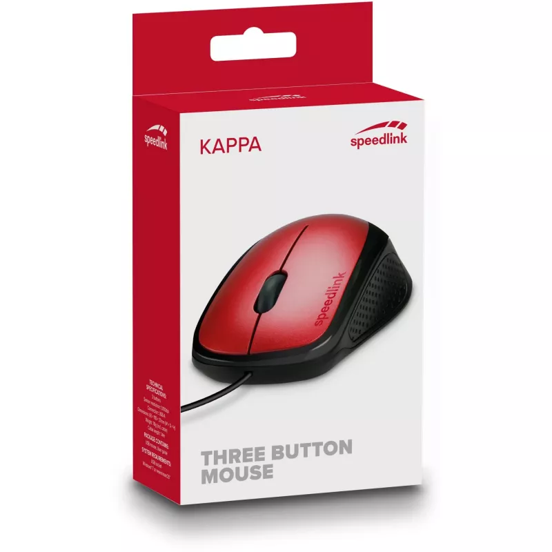 Ratón SPEEDLINK SL-610011-RD USB Type-A