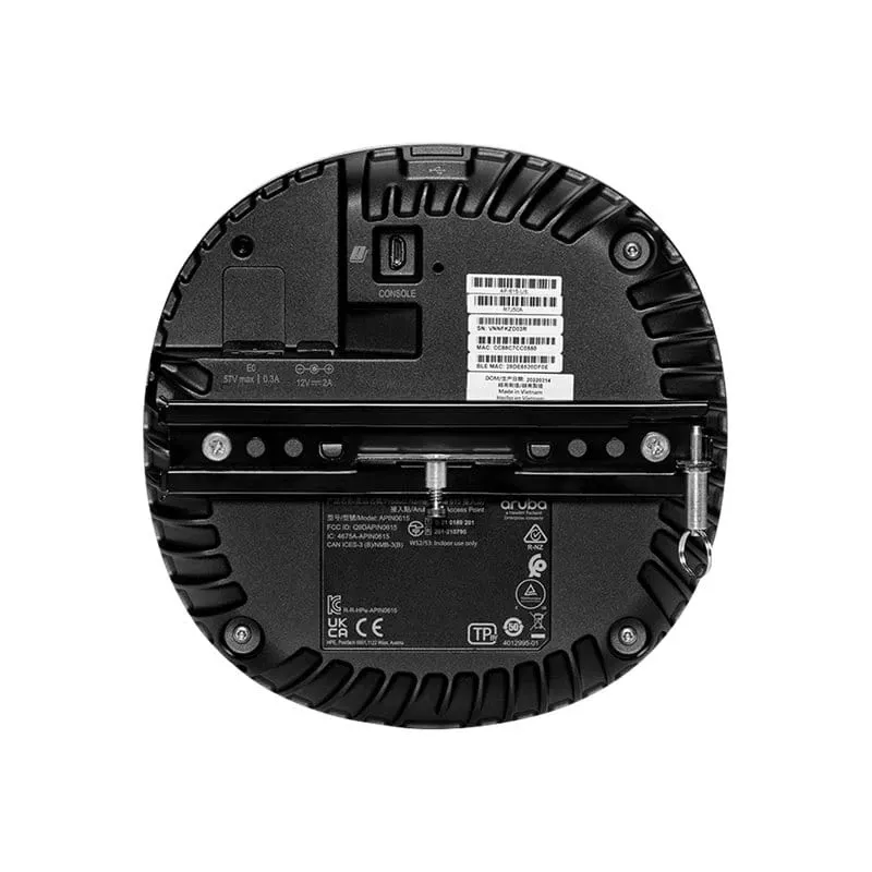 HPE - Aruba AP-615 (RW) - Campus - Punto de acceso - 802.11a/b/g/n/ac/ax (Wi-Fi 6E) 2,4 GHz 5 GHz 6 GHz