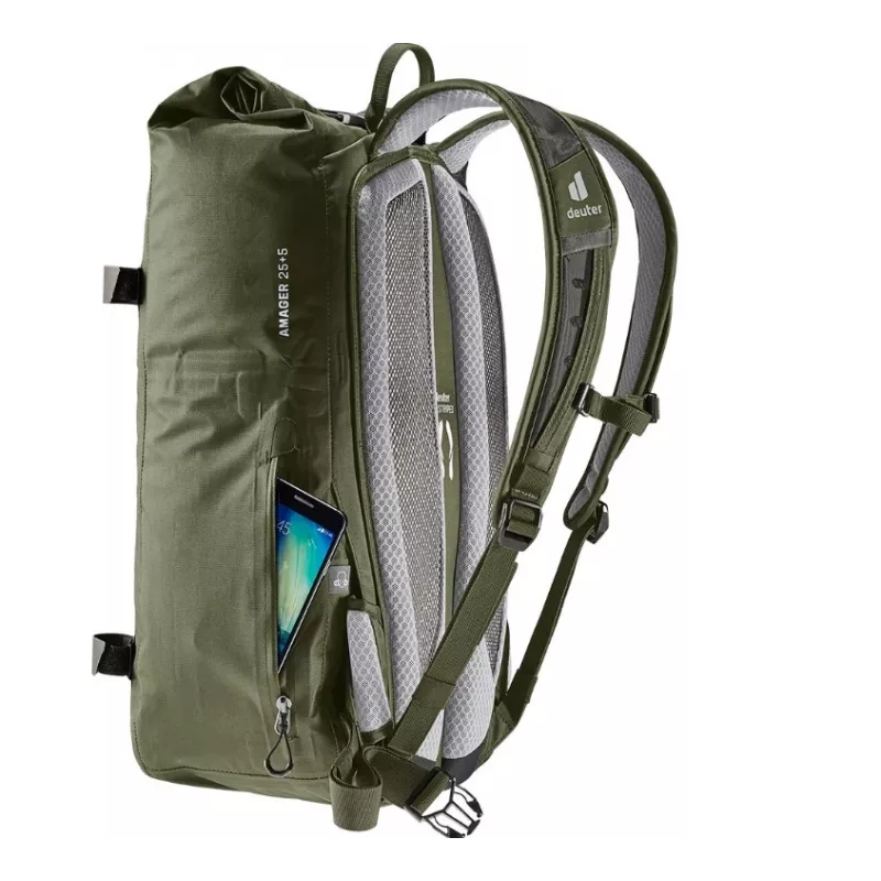 Mochila de bicicleta - Deuter Amager 25+5 grafito