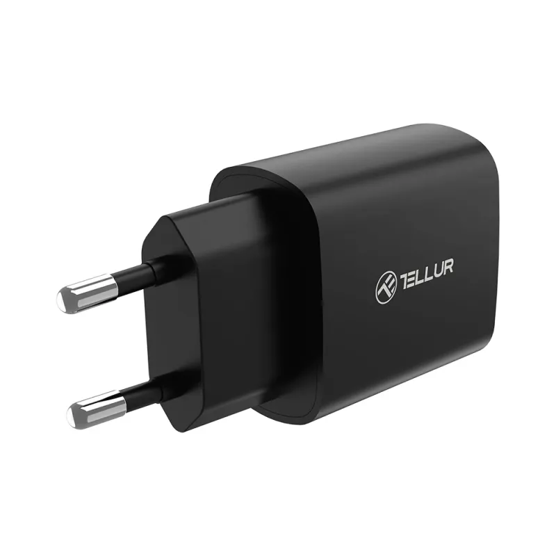 Tellur cargador de red USB-C PD 20W negro