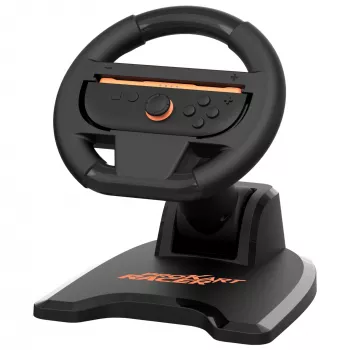Volante SUBSONIC SA5727-2 Pro Kart Racer Duo para Nintendo Switch con soporte para doble mando