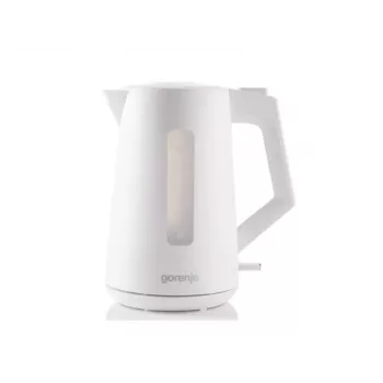 Hervidor de agua Gorenje K17OPW, eléctrico, capacidad 1,7 L, potencia 2200 W, Blanco | Gorenje