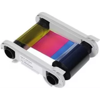 Evolis Cinta (media cinta, YMCKOKO), compatible con: Primacy, Zenius, para hasta 250 tarjetas (R7H006NAA)