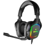 Auriculares gaming con micrófono AP-U750MV, negro (USB, RGB)