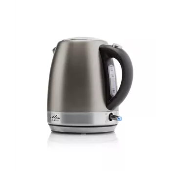 Hervidor de agua eléctrico ETA 1,2 L 2100 W, carcasa de acero inoxidable, gris