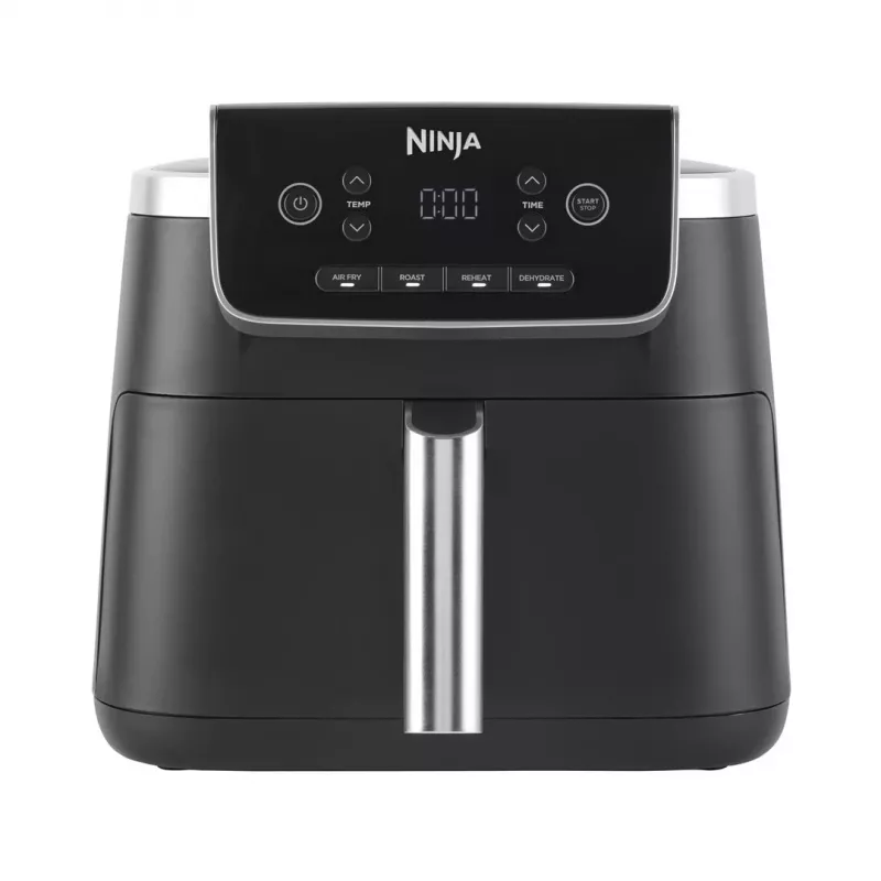 Freidora de aire Ninja AF140EU Single 4,7 L 1750 W negra, 4 programas, LCD, placa crujiente