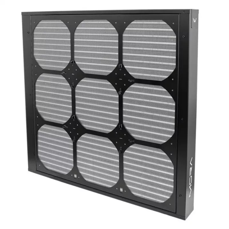 Radiador Watercool MO-RA IV 600 negro — compatible con ventiladores de 120 mm