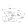 Soporte de pared para tablet MACLEAN MC-475W para tablets de 7–10