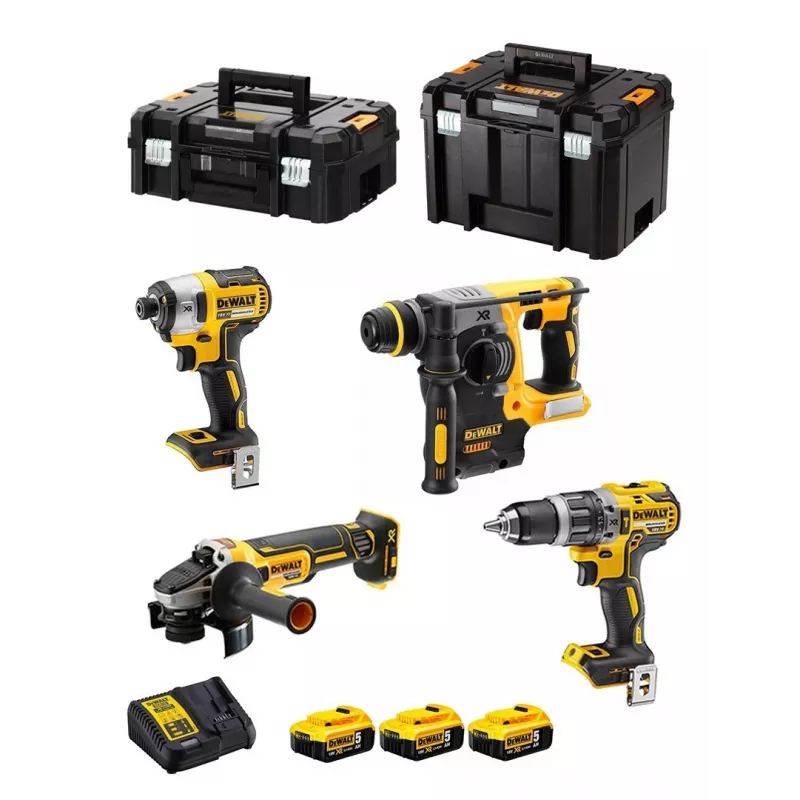 DeWalt DCK422P3T-QW kit combo de 18 V, 3 baterías de 5 Ah