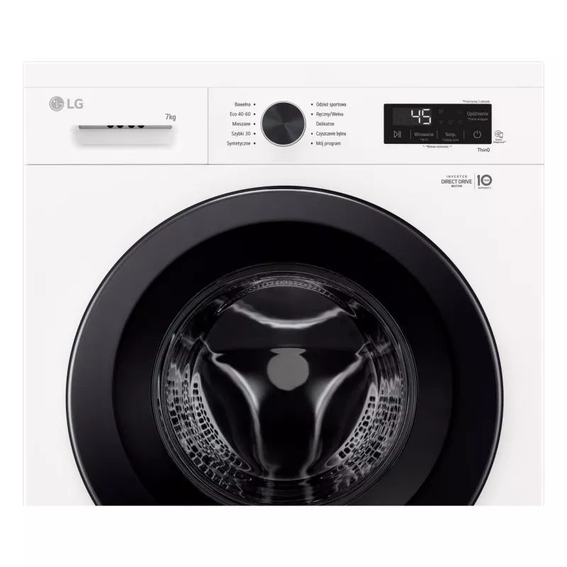 Lavadora LG F2X10S7NWK — carga frontal, 600 mm de anchura, 540 mm de profundidad, 890 mm de altura, 59 kg de peso neto