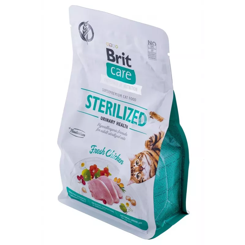 BRIT Care Grain-Free Sterilized Urinary - comida seca para gatos - 400 g