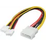 Cable de fuente de alimentación ShiverPeaks 78234-HQ, longitud 13,30 cm