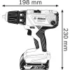 Bosch GSR 18V-21 Professional 06019H1008 taladro atornillador inalámbrico, 18 V, 55 Nm, portabrocas de 13 mm, con 2 baterías, azul/negro
