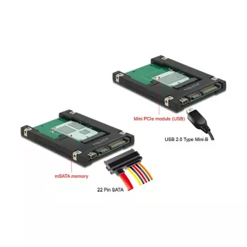 Adaptador SATA USB 2.0 interno DeLOCK 62853