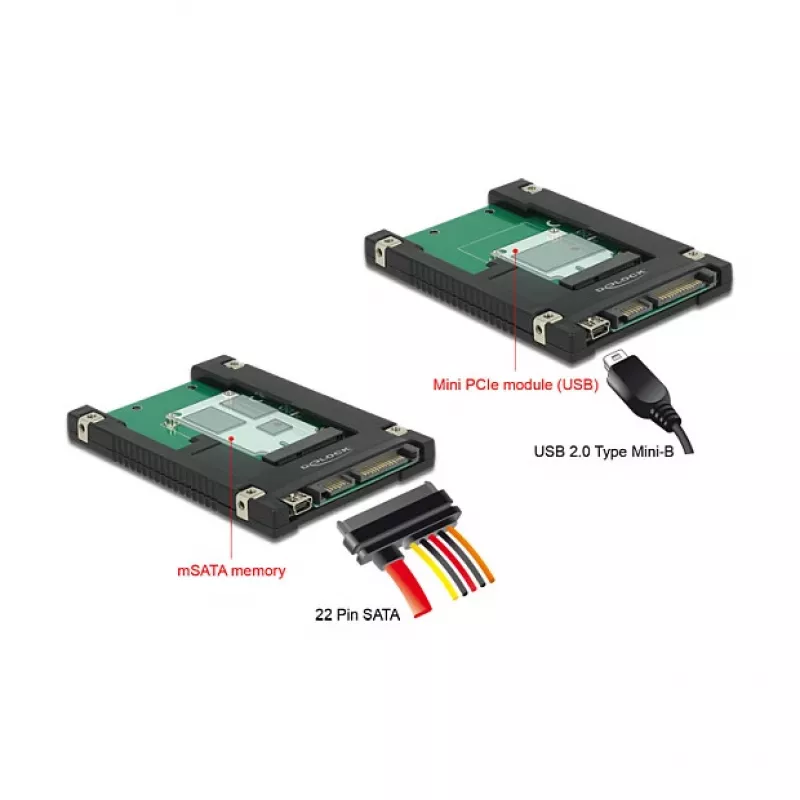 Adaptador SATA USB 2.0 interno DeLOCK 62853