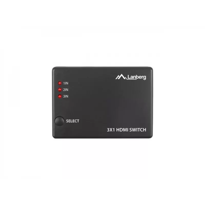 LANBERG CONMUTADOR DE VÍDEO 3X HDMI + PUERTO MICRO USB