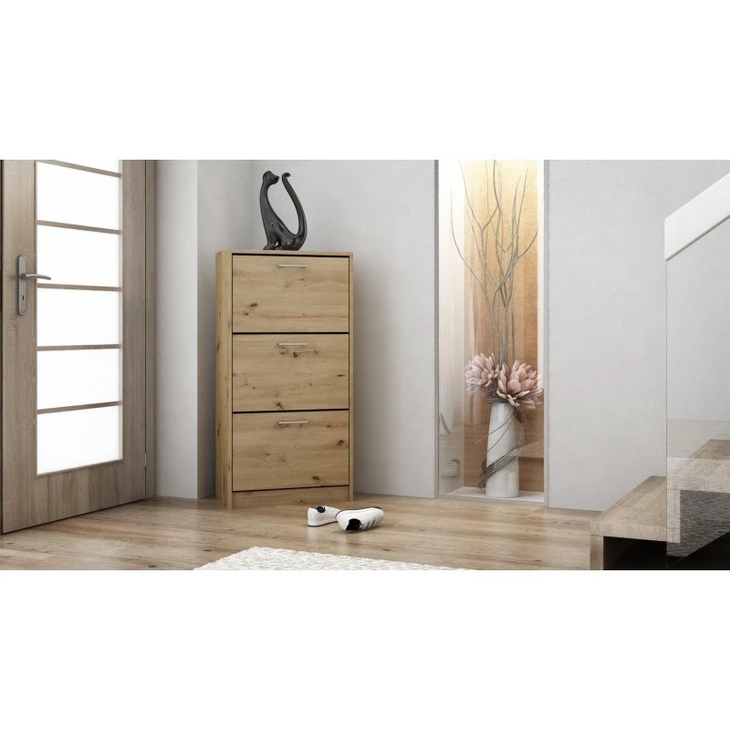 Topeshop PAULA ARTISAN zapatero cerrado roble