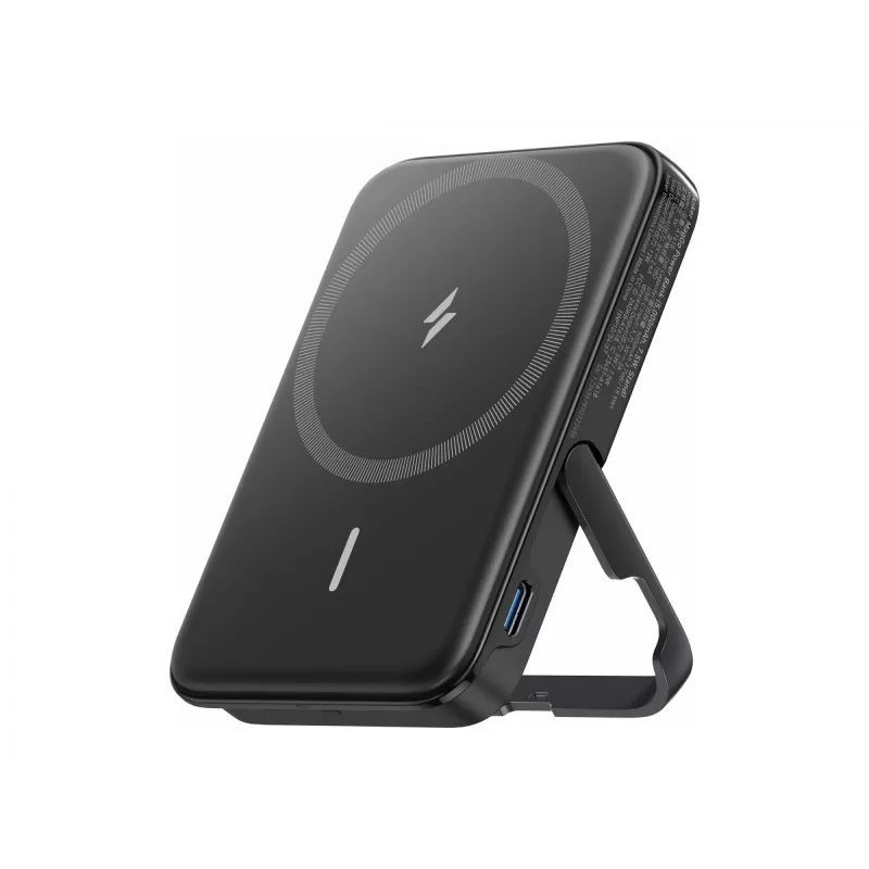 Cargador portátil Anker 322 MagGo — 5000 mAh, inalámbrico 12 W, negro