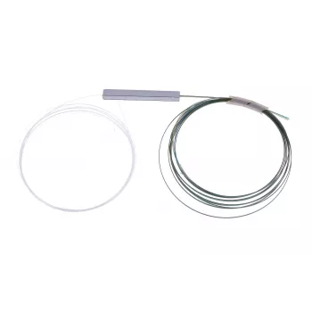Splitter de cable Extralink Splitter 1:4 PLC 250µm sin conector, plata PVC