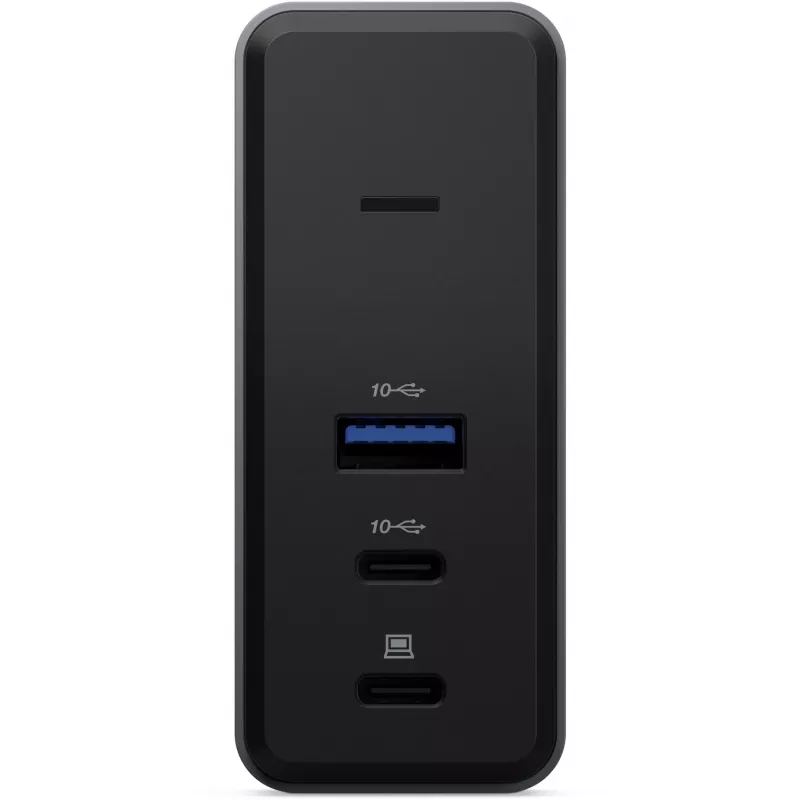Lenovo X9 Charging GaN Dock con cable USB 3.2 Gen 2 (3.1 Gen 2) Type-C Gris