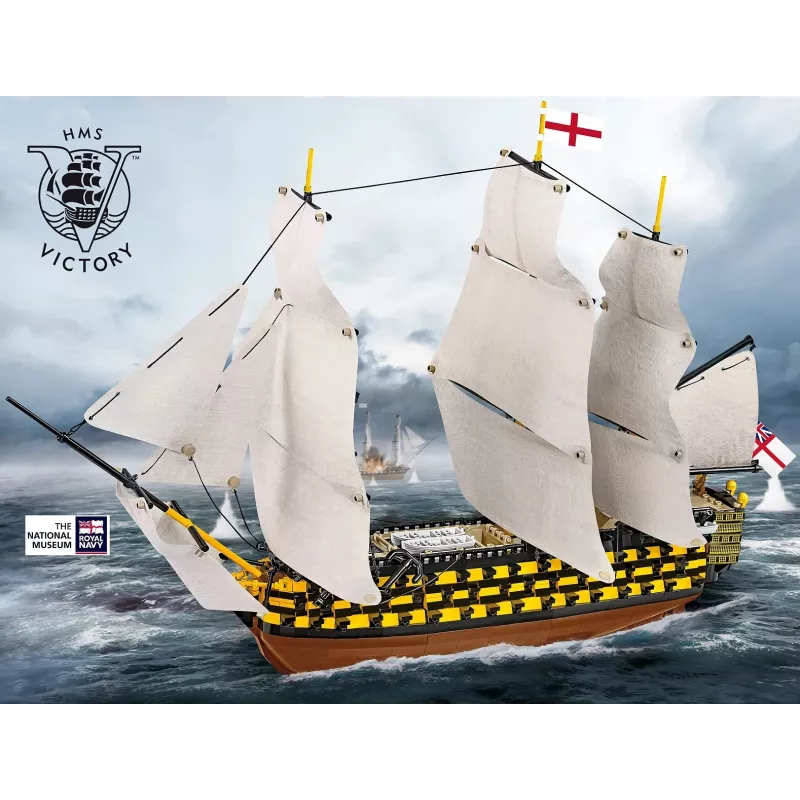 Set de construcción Cobi HMS Victory — 2.517 piezas, detallado modelo histórico de velero