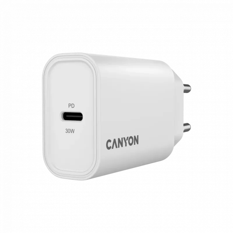 CANYON Cargador OnCharge 30CL Max Power 30W 1xPD EU Blanco