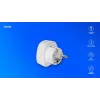 Adaptador de viaje SAVIO AP-01, enchufe US – conector EU