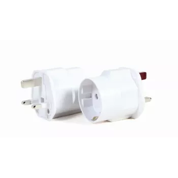Gembird A-AC-EUFUKM-01 adaptador de red AC, toma Schuko UE a enchufe UK, 13 A