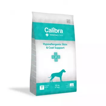 Pienso para perros Calibra Veterinary Diets Hypoallergenic Skin & Coat, dieta veterinaria, pescado, 12 kg