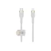 Belkin BOOST CHARGE - Cable Lightning - USB-C macho de 24 pines a Lightning macho - 1 m - blanco - para Apple iPad/iPhone/iPod (Lightning)