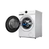 Lavadora Midea MF200W80WB/W-HR, carga frontal, 8 kg, 1400 rpm, LCD, vapor, 60 cm de ancho