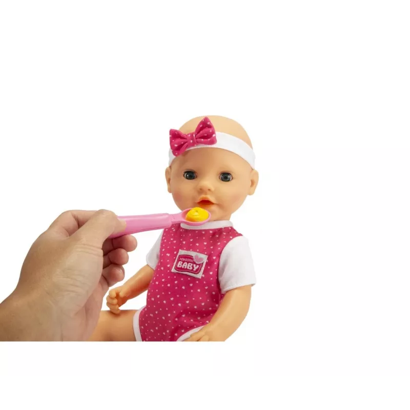 Muñeca SIMBA New Born Baby Hungry Baby 38 cm – muñeca bebé realista, 38 cm