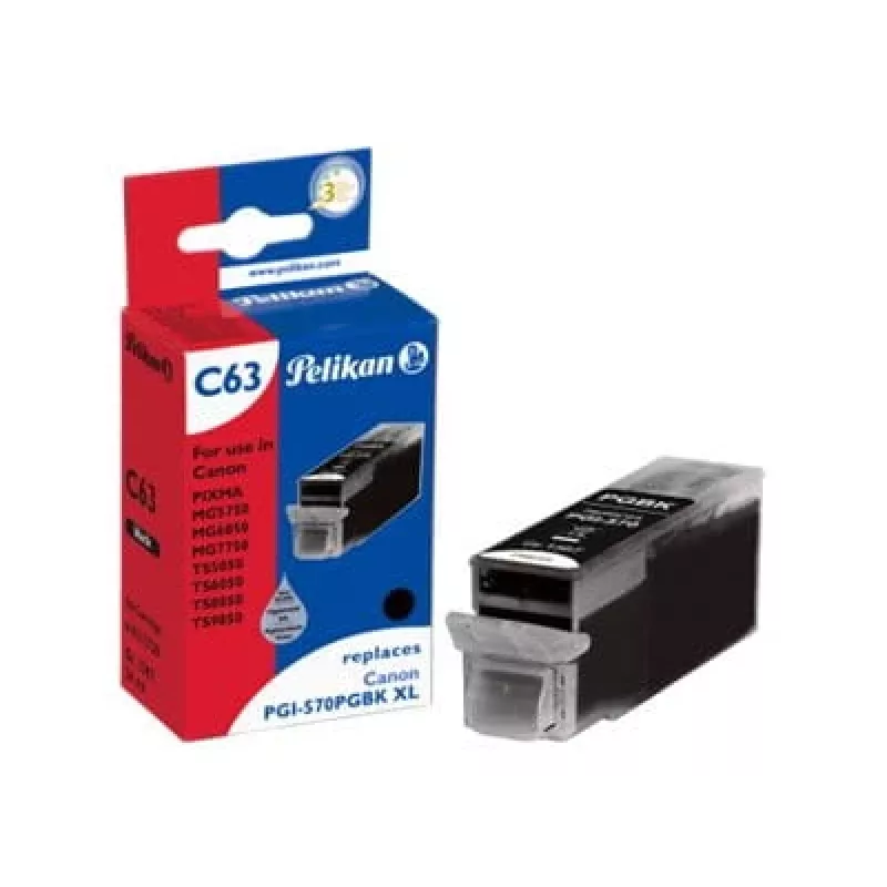 Pelikan C63 - 24 ml - Negro - compatible - cartucho de tinta (alternativa a: Canon PGI-570PGBKXL)